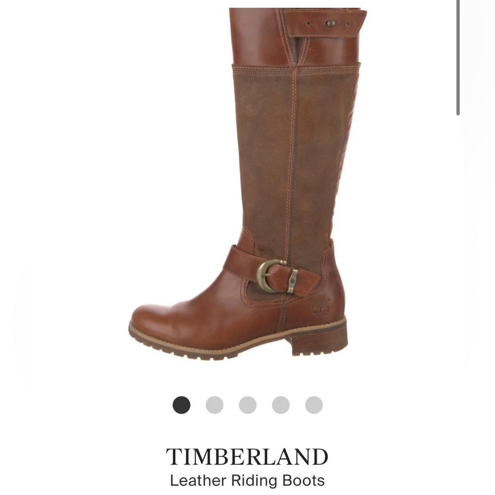 Like New Timberland Leather Riding Boots